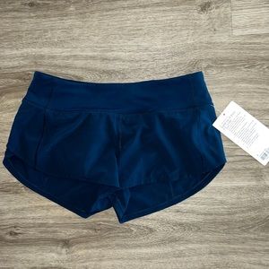 Lululemon Low Rise Speed Up Short 2.5